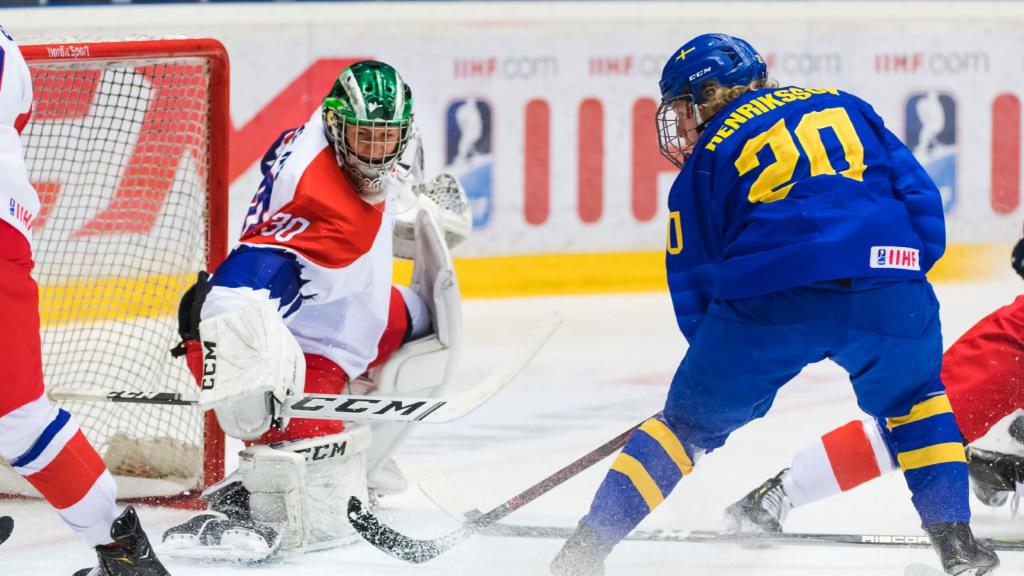 For Sweden’s U18 top scorer, hockey wasn’t the obvious choice