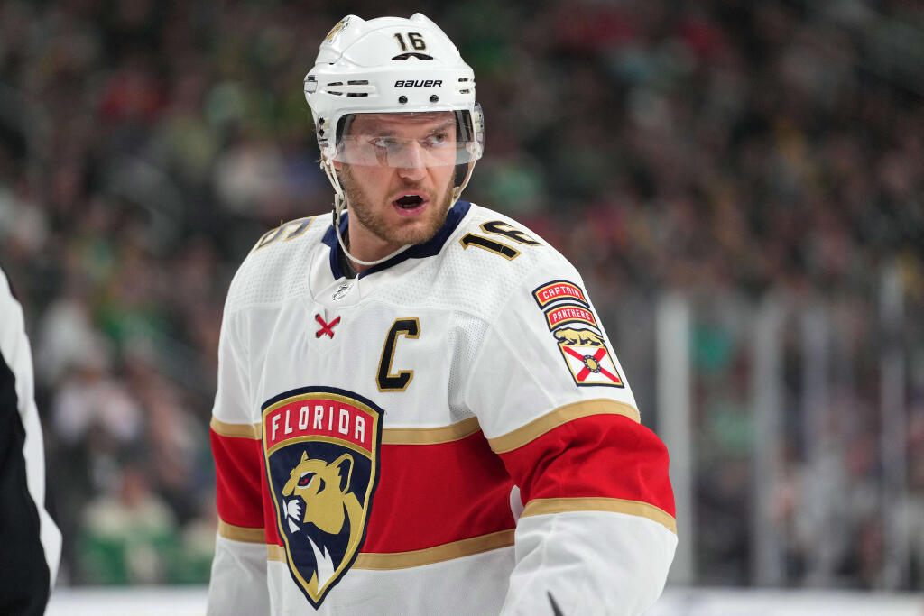 Lähes 50 maalin vauhdissa pelannut Aleksander Barkov on tällä kaudella noussut NHL:n eliittiin myös maalintekijänä