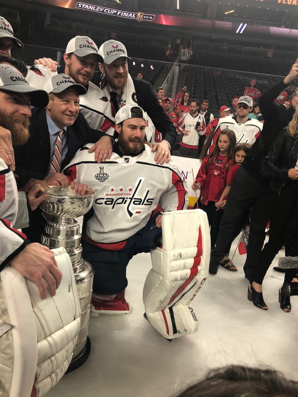 Philipp Grubauer gewann mit den Washington Capitals 2018 den Stanley Cup