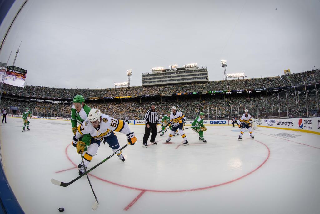 Beheizte Eisfläche beim Winter Classic: Wenn NHL-Stars wieder zu Jungs werden