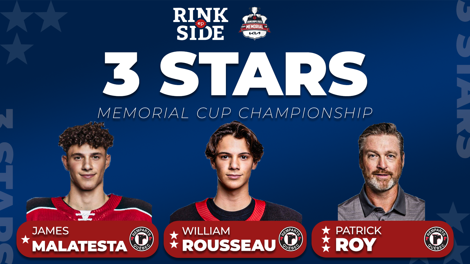 EP Rinkside's 3 Stars from the 2023 Memorial Cup Final