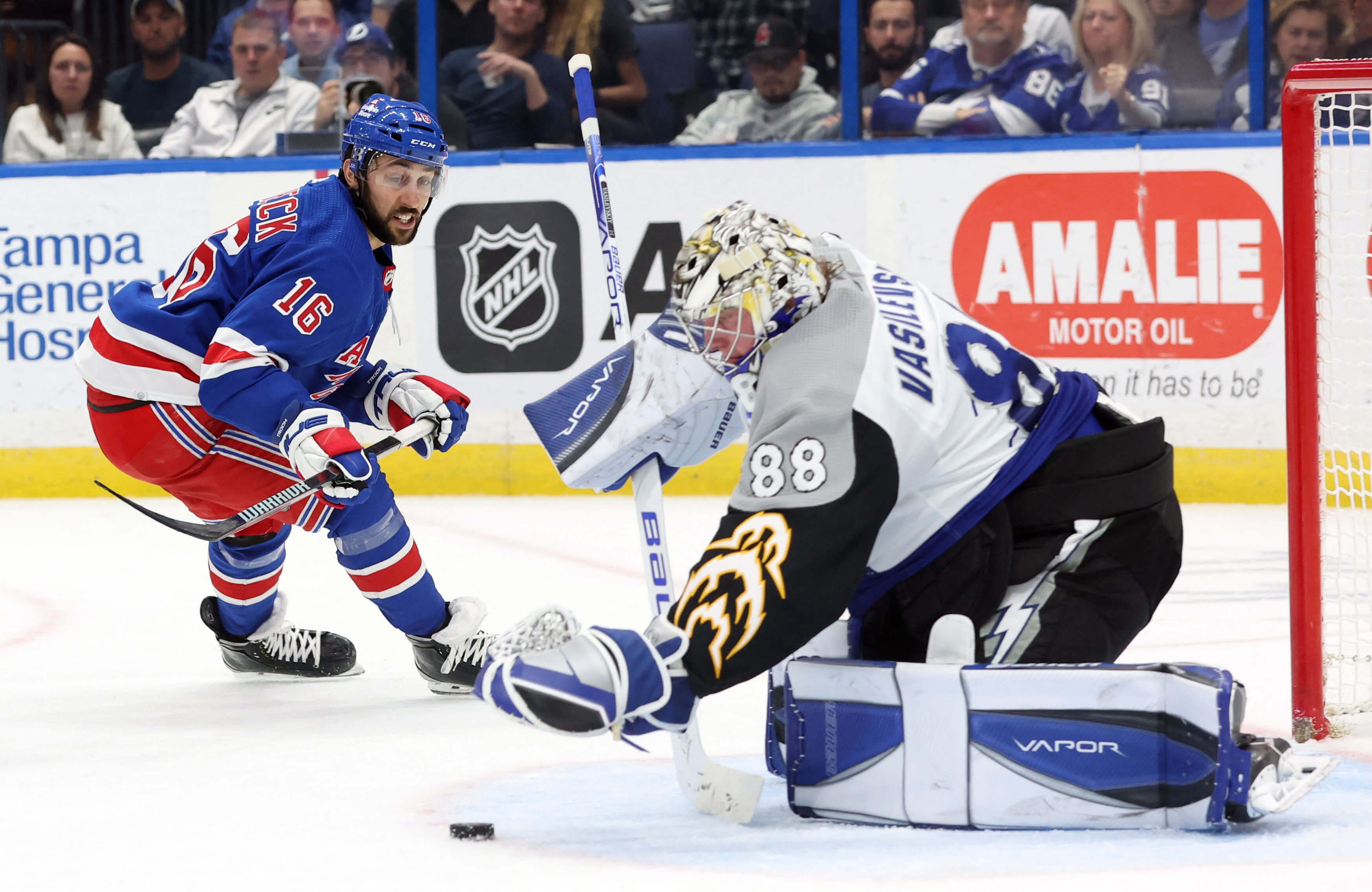 Lightning Goaltender Out 8-10 Weeks Due to Injury