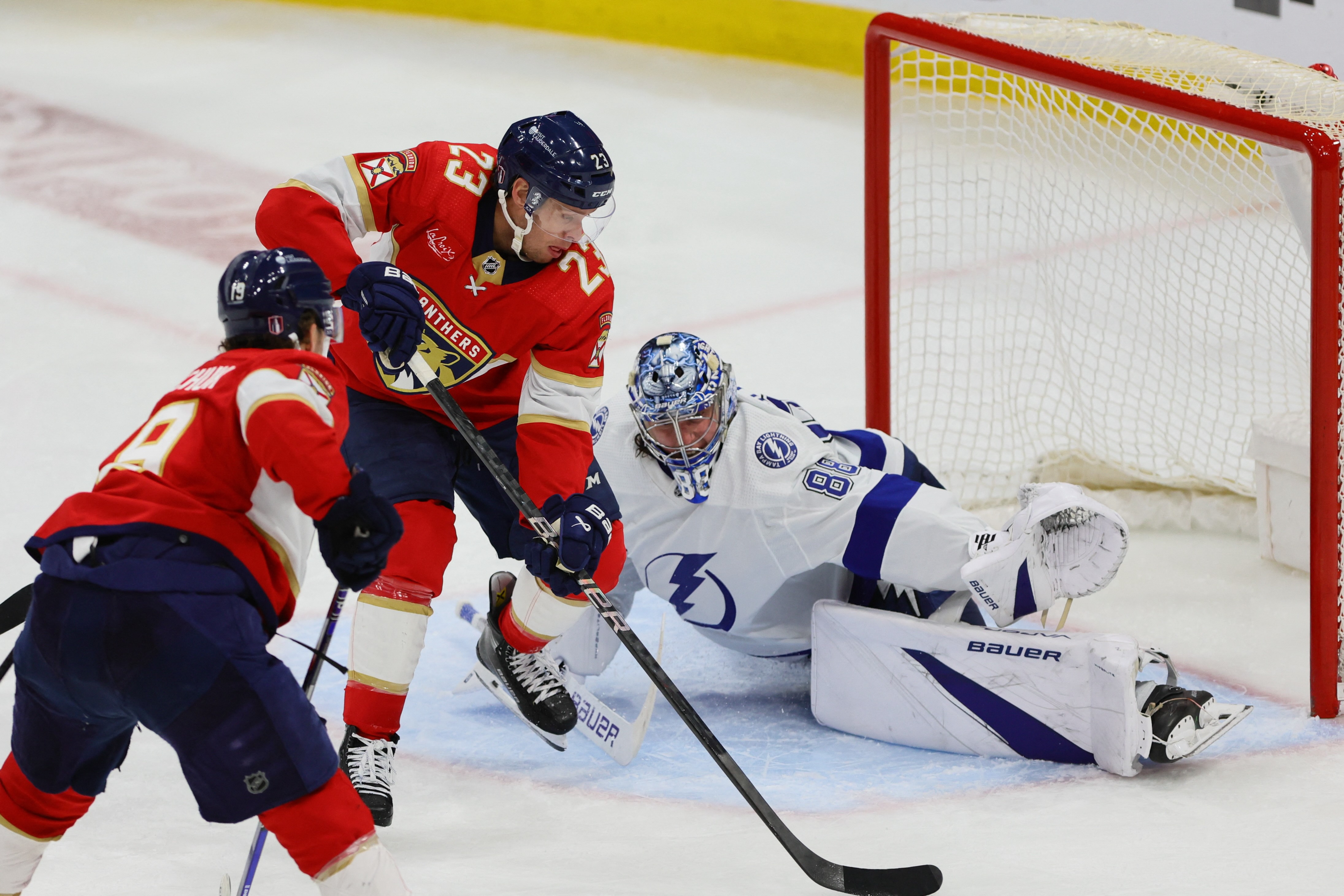 NHL Playoff Daily: Sergei Bobrovsky and Matthew Tkachuk control the creases as Panthers win again